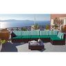 Tessuto per tende da sole righe Toldo – bianco/verde,  thumbnail number 5