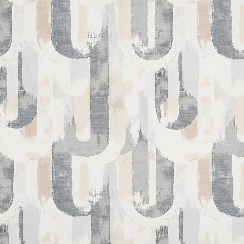 tessuto arredo mezzo panama Archi artistici &ndash; beige chiaro/grigio,  image number 1