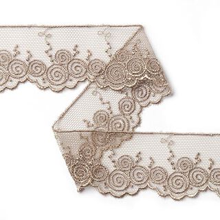 pizzo valencienne [30 mm] - beige scuro, 