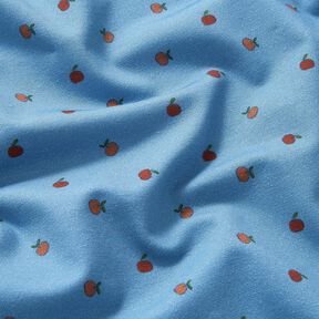 jersey di cotone Piccole mele – colore blu jeans, 