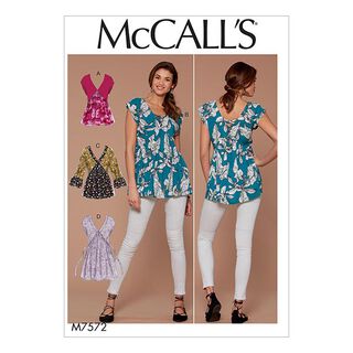 top, McCalls 7572 | 32 - 40, 