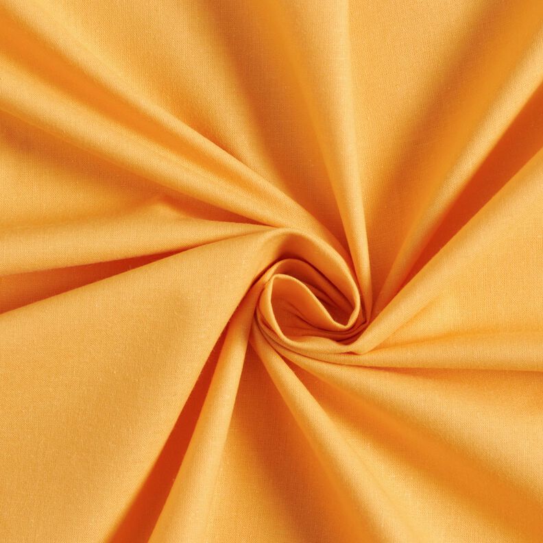 tessuto in cotone popeline tinta unita – giallo sole,  image number 1