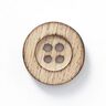 bottone in legno 4 fori – naturale,  thumbnail number 1