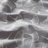 tessuto in cotone cretonne ginkgo – grigio,  thumbnail number 2