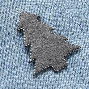 applicazione Feltro Albero di Natale [4 cm] – grigio, 