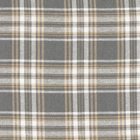 flanella di cotone quadri – grigio/bianco, 