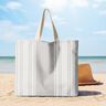 tessuto arredo panama Rigato – bianco lana/grigio nebbia,  thumbnail number 8