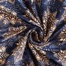 French terry, felpa estiva mandala | Glitzerpüppi – blu marino/albicocca,  thumbnail number 3