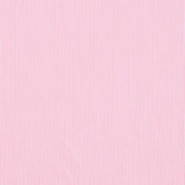 tessuto in misto cotone, righe sottili – bianco/rosa chiaro, image number 1