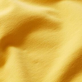 French terry leggero tinta unita &ndash; giallo sole, 