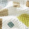 piqué nido d’ape forme colorate – verde muschio/avorio,  thumbnail number 2