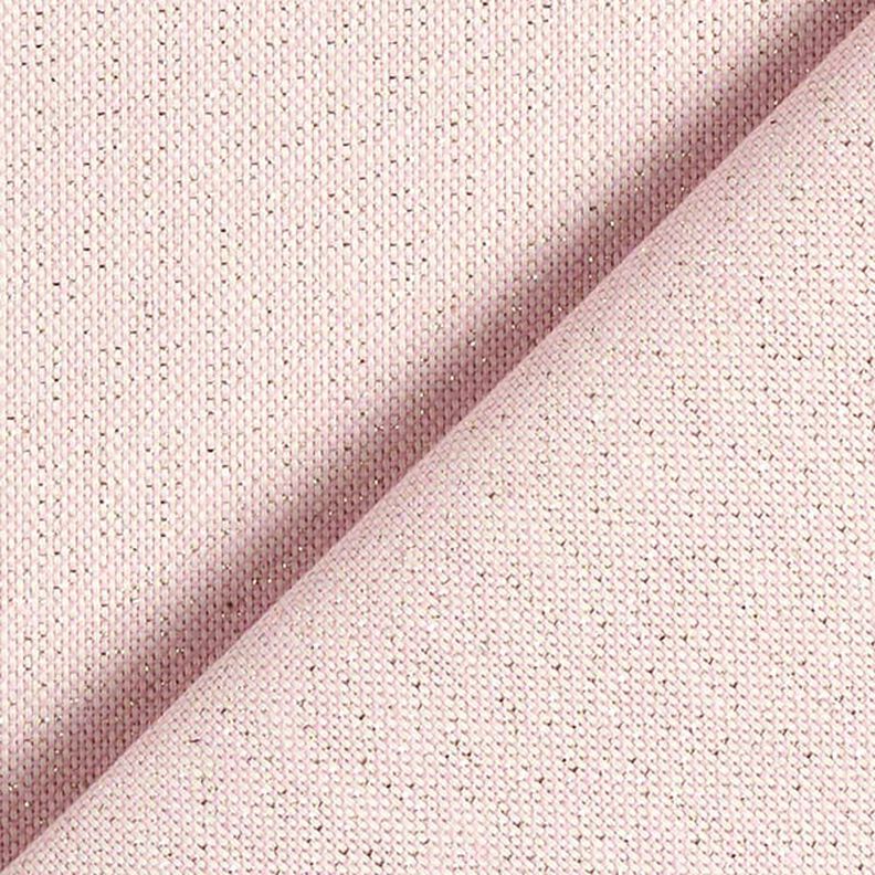 tessuto arredo mezzo panama lurex – rosa,  image number 3