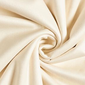 Tessuto in velluto con retro in pelliccia sintetica – crema, 