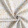 tessuto arredo satin di cotone Mare di fiori – anacardo/bianco,  thumbnail number 3