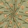 jersey di cotone leone | Poppy Fabrics – pistacchio/marrone capriolo,  thumbnail number 3