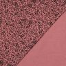 mussolina / tessuto doppio increspato Fiorellini bicolori  | Poppy Fabrics – rosa antico scuro/nero,  thumbnail number 4