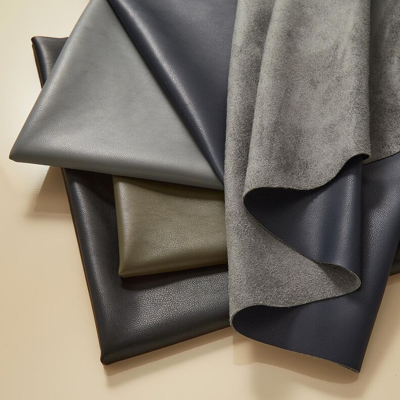 similpelle Con rovescio in velluto  &ndash; grigio,  image number 6