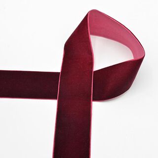 Nastro velluto [36 mm] – rosso Bordeaux, 