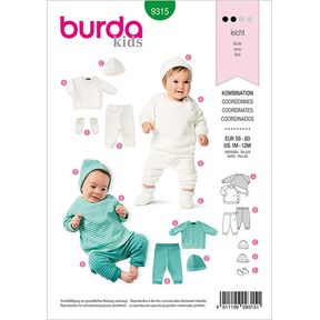 set primogenito, Burda 9315 | 56-80, 