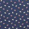 velluto a costine Piccoli fiorellini – blu marino,  thumbnail number 1