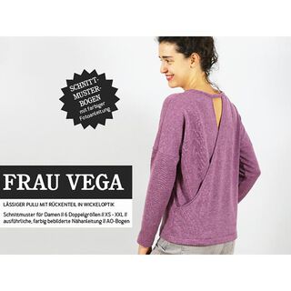 FRAU VEGA - maglione casual con effetto portafoglio sul retro, Studio Schnittreif  | XS -  XXL, 