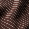 tessuto per camicette Misto cotone righe ampie – marrone scuro/bianco lana,  thumbnail number 2