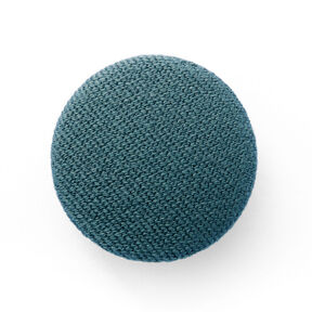 Bottone rivestito, Gabardine Bi-stretch – verde, 