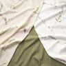 tessuto per tende a vetro voile delicati ramoscelli – bianco/grigio argento,  thumbnail number 6