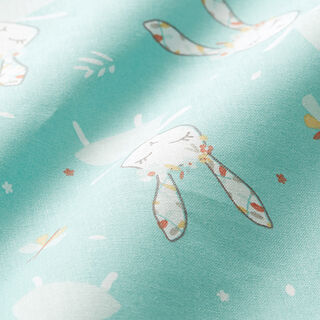 cretonne coniglietto sognante – azzurro, 