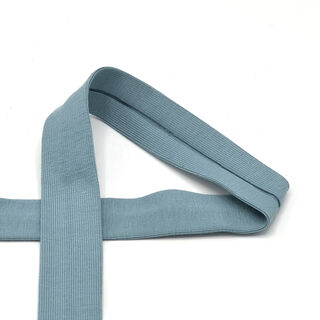 Nastro in sbieco jersey di cotone [20 mm] – blu colomba, 