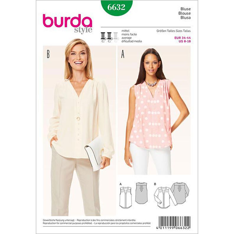 Camicetta, Burda 6632,  image number 1