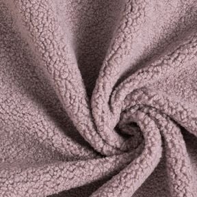 tessuto da tappezzeria Aspetto pelle di pecora – grigio malva, 
