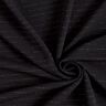 Tessuto elasticizzato per pantaloni, glitterato, gessato – nero/argento effetto metallizzato,  thumbnail number 3