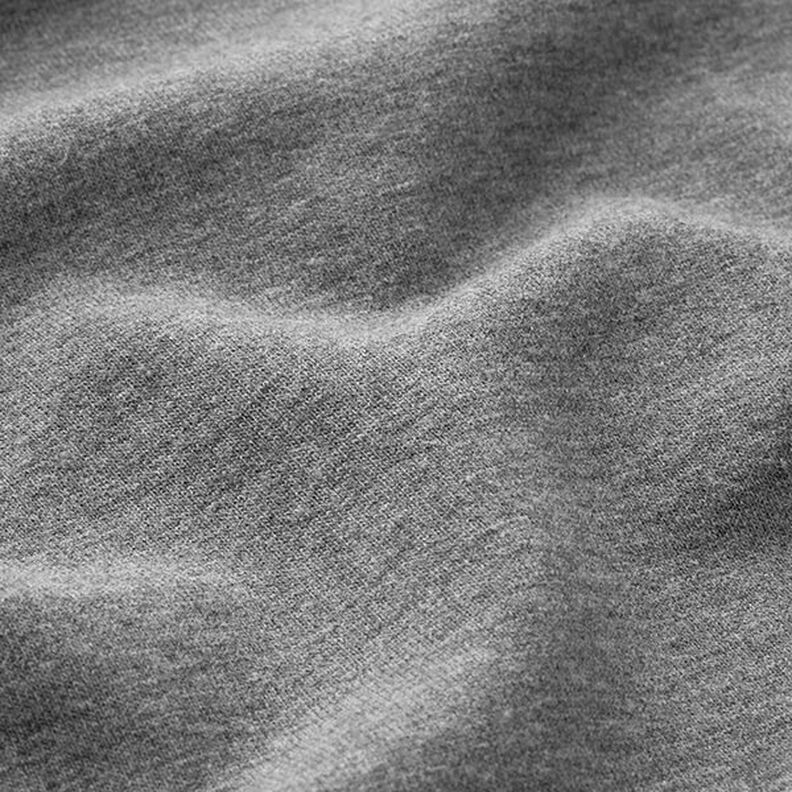 French terry leggero mélange – grigio scuro,  image number 4