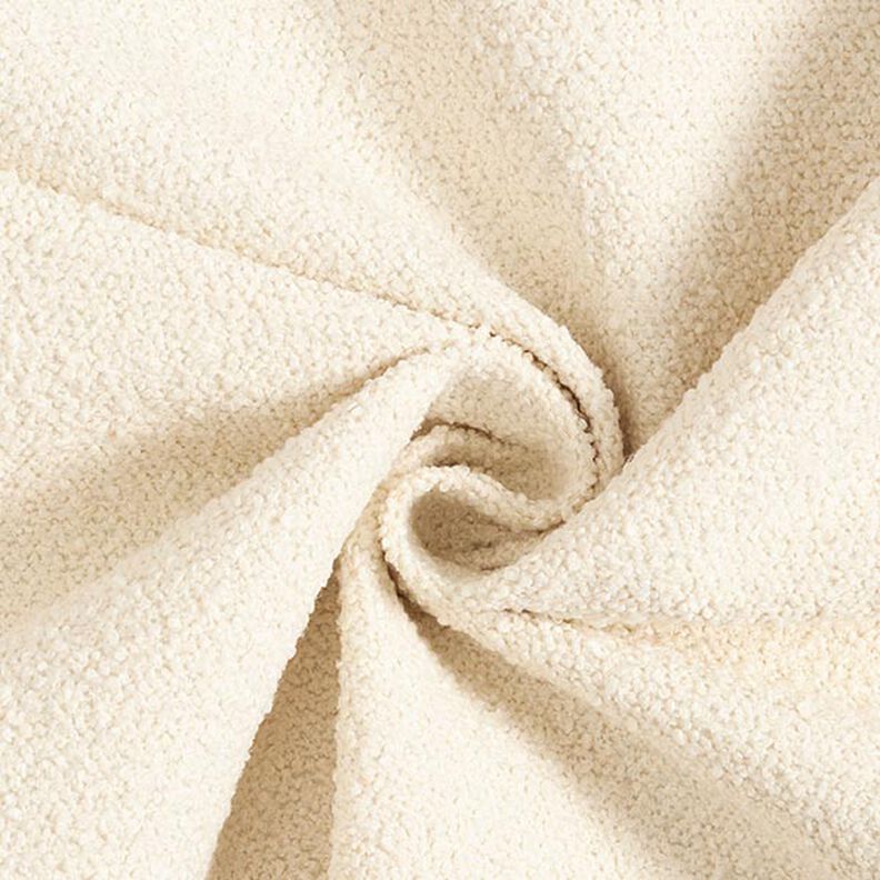 Tessuto da tappezzeria Bouclé – bianco lana,  image number 1
