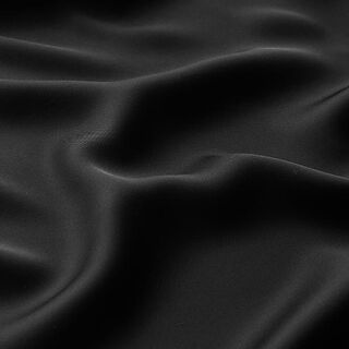 satin di viscosa tinta unita – nero, 