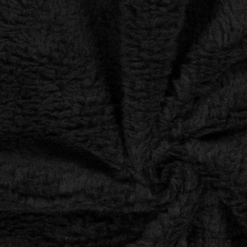 Pelliccia d'agnello sintetica – nero,  image number 1