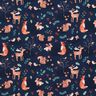 jersey di cotone Animali in autunno stampa digitale  – blu notte,  thumbnail number 1
