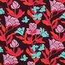 Tessuto in viscosa LENZING™ ECOVERO™ Amira Floral | Nerida Hansen – rosso merlot/peperoncino,  thumbnail number 1