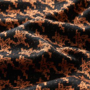 jersey di viscosa – arancio pesca/nero | Resto 70cm, 