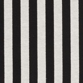 tessuto arredo Jacquard larghe – avorio/nero, 