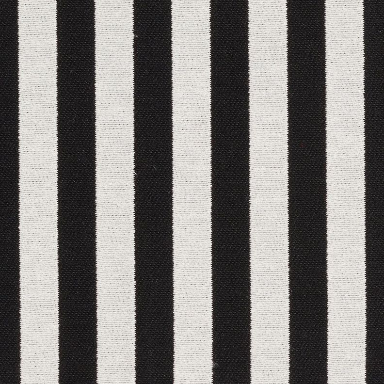 tessuto arredo Jacquard larghe – avorio/nero,  image number 1