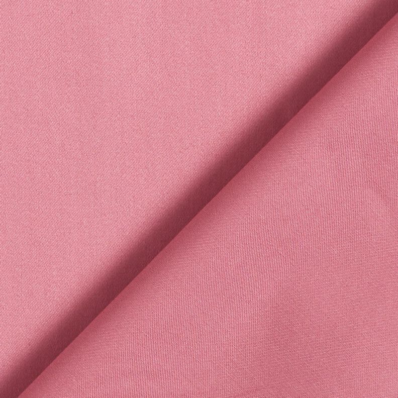 satin di cotone tinta unita – rosa antico scuro,  image number 4