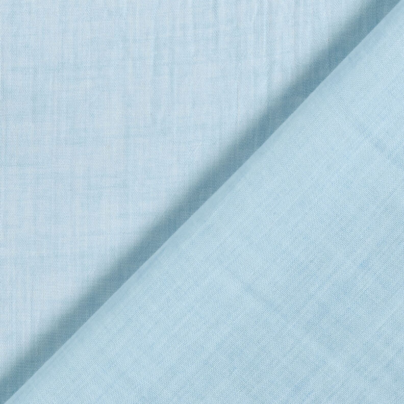 Voile Melange effetto stropicciato – azzurro,  image number 5