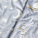 Morbido pile Bagliore nello spazio oscuro – blu notte/crema,  thumbnail number 6