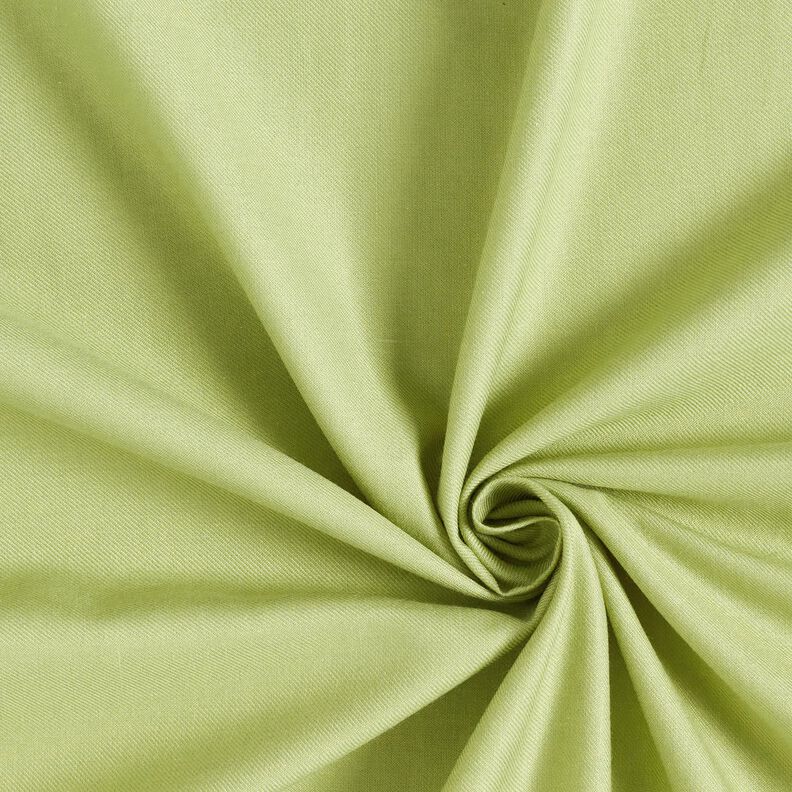 Blusa in tessuto misto cotone-viscosa in tinta unita – verde chiaro,  image number 1