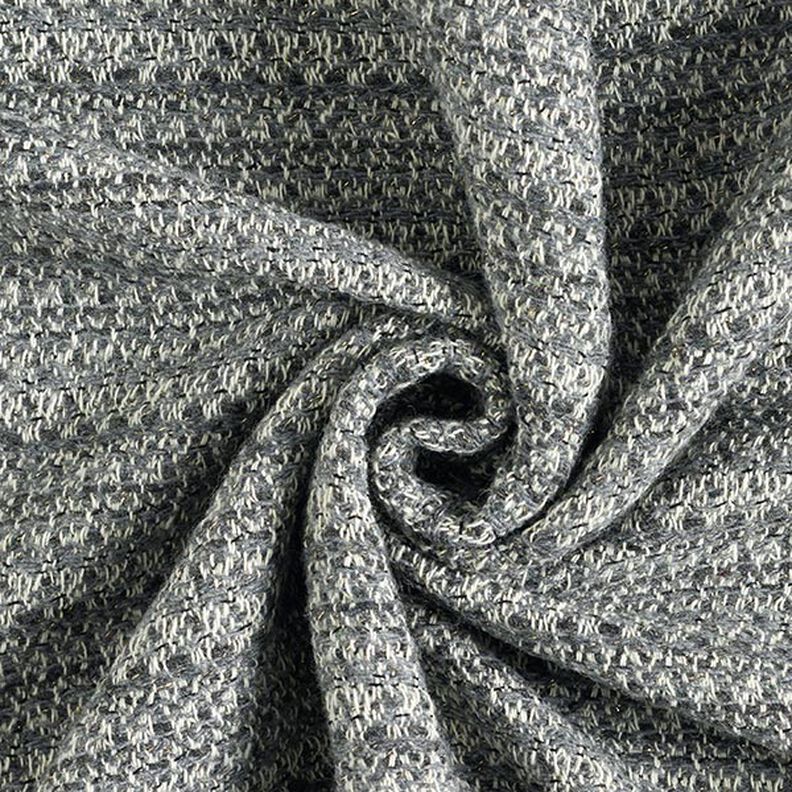 Tessuto misto lana vergine lurex – argento anticato,  image number 4