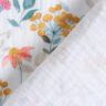mussolina / tessuto doppio increspato prato di fiori acquerello stampa digitale | Poppy Fabrics –,  thumbnail number 4