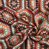 tessuto in maglia fine, effetto uncinetto – rosso/azzurro,  thumbnail number 3