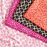 Tessuto per costumi da bagno con stampa leopardata – arancio pesca/rosa fucsia acceso,  thumbnail number 5